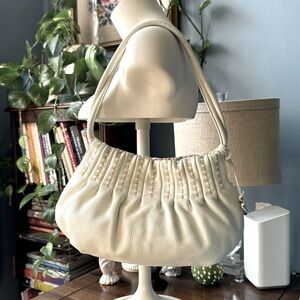 Brighton White Hobo Bag